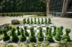 32-teiliges Schachfiguren Set - Topiary - GFK & Kunstrasen - Schach Set -Pflanztöpfe Verkaufsgeschäft 32 teiliges schachfiguren set topiary gfk kunstrasen schach set9