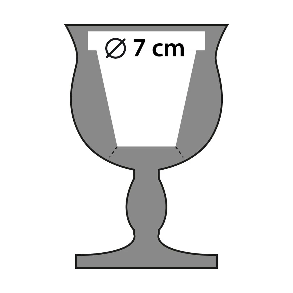 Besonderer Blumentopf - Kelch Aus Beton - Farbig Mit Ornament - Botero 8 Besonderer Blumentopf - Kelch Aus Beton - Farbig Mit Ornament - Botero – Bild 6