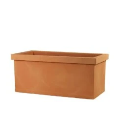 Blumenkasten In Terrakotta Optik Aus Kunststoff - Cartagena