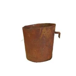 Deko Pflanztopf Mit Haken - Rost Metall - Palermo