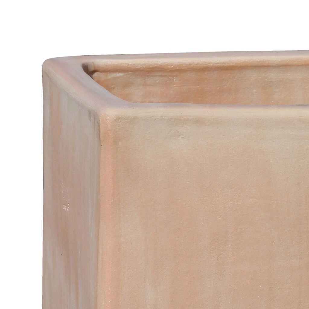 Eckiger Blumentopf In Terrakotta - Steinzeug Frostfest - Zeitlos - Macula Terra 4 Eckiger Blumentopf In Terrakotta - Steinzeug Frostfest - Zeitlos - Macula Terra – Bild 2