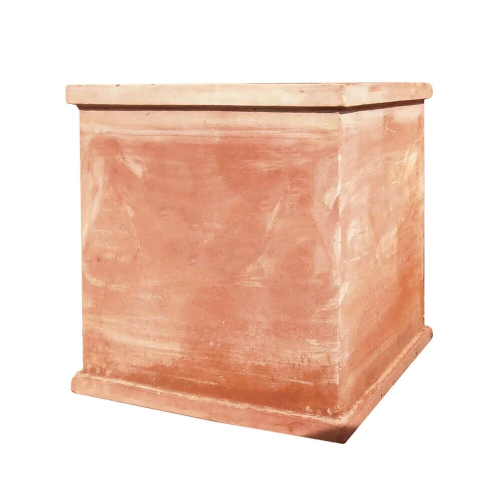 Eckiger Pflanztrog Aus Terracotta - Klassisch - Tiarini 3 Eckiger Pflanztrog Aus Terracotta - Klassisch - Tiarini