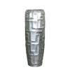 Edle XXL Vase Aus Polystone - Silber- Indoor - Mit Einsatz - Abeni 1 Edle XXL Vase Aus Polystone - Silber- Indoor - Mit Einsatz - Abeni -Pflanztöpfe Verkaufsgeschäft edle xxl vase aus polystone silber indoor mit einsatz abeni
