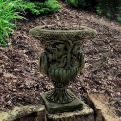 Eindrucksvolle Pflanzamphore Mit Tier Relief Aus Steinguss - Klea -Pflanztöpfe Verkaufsgeschäft eindrucksvolle pflanzamphore mit tier relief aus steinguss klea3