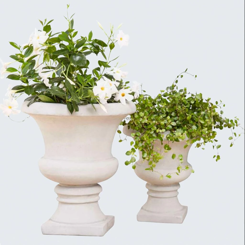 Elegante Pflanzamphore Aus Glasfaser-Beton - Asali 4 Elegante Pflanzamphore Aus Glasfaser-Beton - Asali – Bild 2