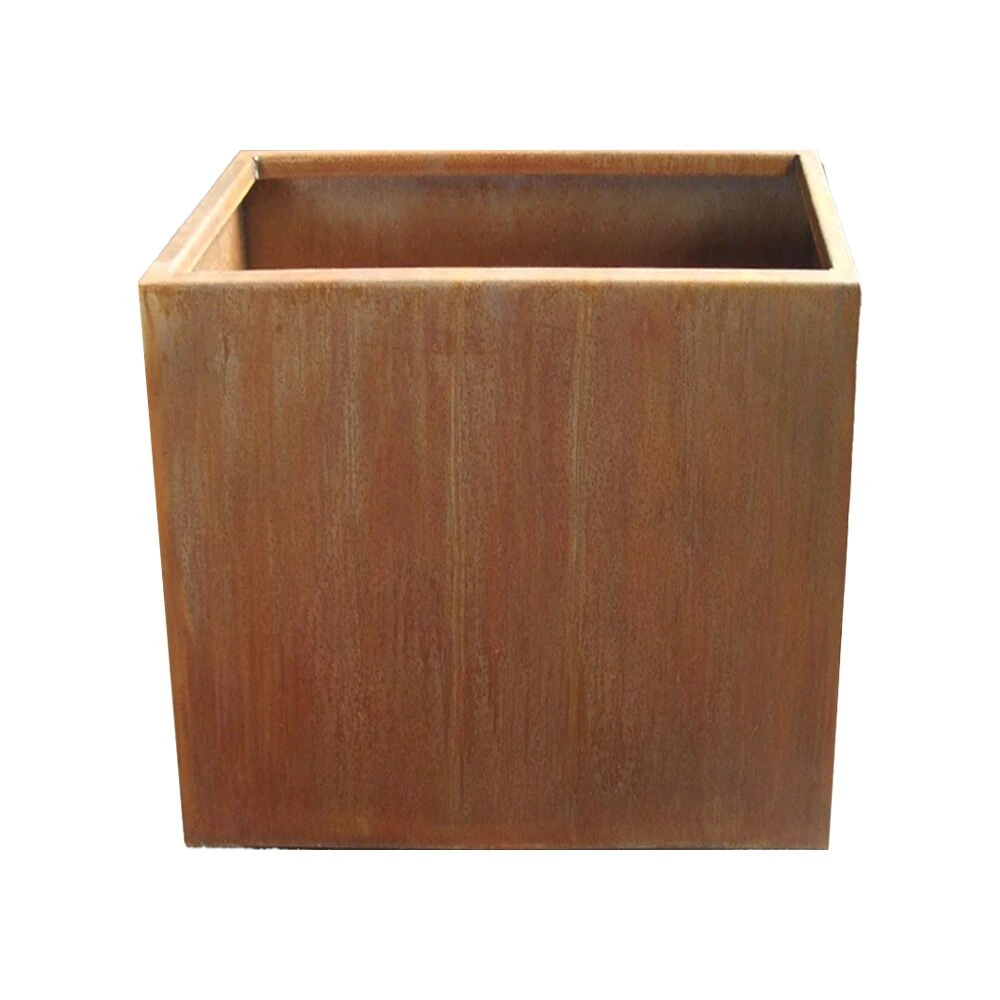 Eleganter Pflanztopf Aus Metall - Rechteckig - Groß - Necrona Grimo 3 Eleganter Pflanztopf Aus Metall - Rechteckig - Groß - Necrona Grimo