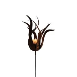 Feuerblume Für Kerze - Rost Metall Gartendeko - Flos Ignis 5 Feuerblume Für Kerze - Rost Metall Gartendeko - Flos Ignis -Pflanztöpfe Verkaufsgeschäft feuerblume fuer kerze rost metall gartendeko flos ignis2