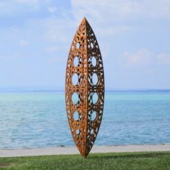 Florale Garten Plastik Aus Metall - Zapfenform - Groß - Emperon -Pflanztöpfe Verkaufsgeschäft florale garten plastik aus metall zapfenform gross emperon2