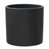 Garten Blumentopf Aus Steinzeug - Anthrazit - Rund - Winterfest - Solus Niger -Pflanztöpfe Verkaufsgeschäft garten blumentopf aus steinzeug anthrazit rund winterfest solus niger