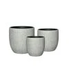 Garten Pflanzkübel Im 3er Set - Polystone Mit Einsatz - Compiano -Pflanztöpfe Verkaufsgeschäft garten pflanzkuebel im 3er set polystone mit einsatz compiano