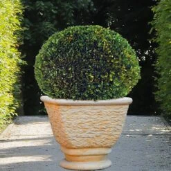 Großer Steinguss Pflanzkübel - Sanktus