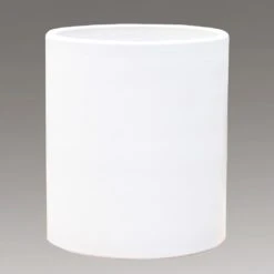 Großer Steinzeug Blumentopf Für Draußen - Weiß - Rund - Tardus Blanc