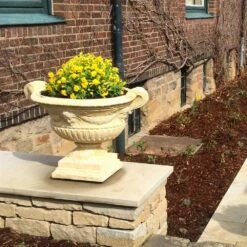 Historische Steinguss Gartenvase - Florentine -Pflanztöpfe Verkaufsgeschäft historische steinguss gartenvase florentine3