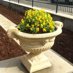 Historische Steinguss Gartenvase - Florentine -Pflanztöpfe Verkaufsgeschäft historische steinguss gartenvase florentine5