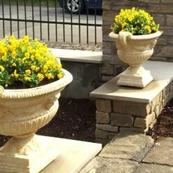 Historische Steinguss Gartenvase - Florentine -Pflanztöpfe Verkaufsgeschäft historische steinguss gartenvase florentine6