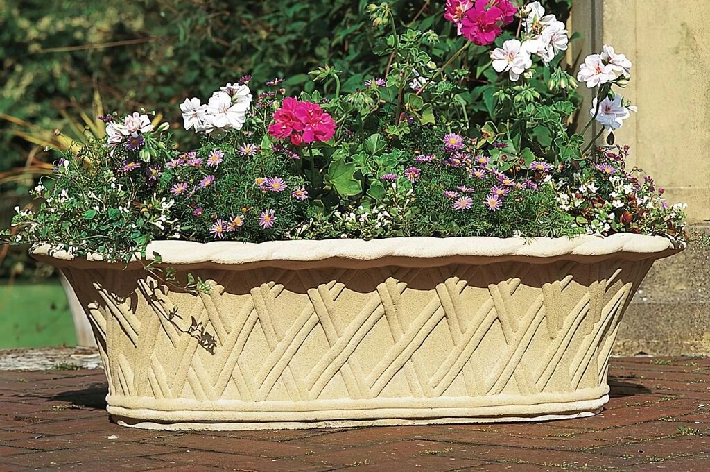 Historischer Pflanztrog Steinguss - Lympne Castle 4 Historischer Pflanztrog Steinguss - Lympne Castle – Bild 2