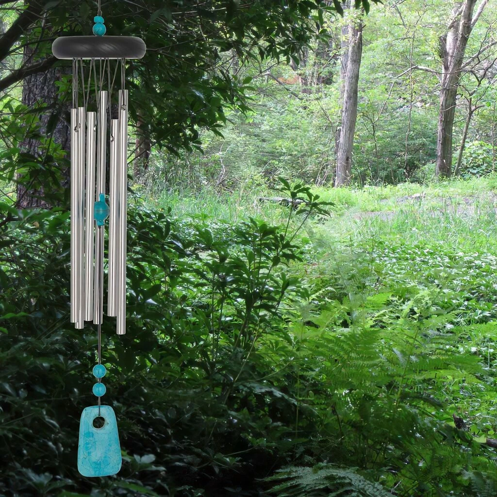 Klangspiel Chakra Chime Woodstock Chakra Chime - Türkis 4 Klangspiel Chakra Chime Woodstock Chakra Chime - Türkis – Bild 2