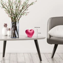 Kleine Herz Dekoskulptur Kerze Aus Wachs - Klassisch & Vegan - Smooth Hearth -Pflanztöpfe Verkaufsgeschäft kleine herz dekoskulptur kerze aus wachs klassisch vegan smooth hearth4
