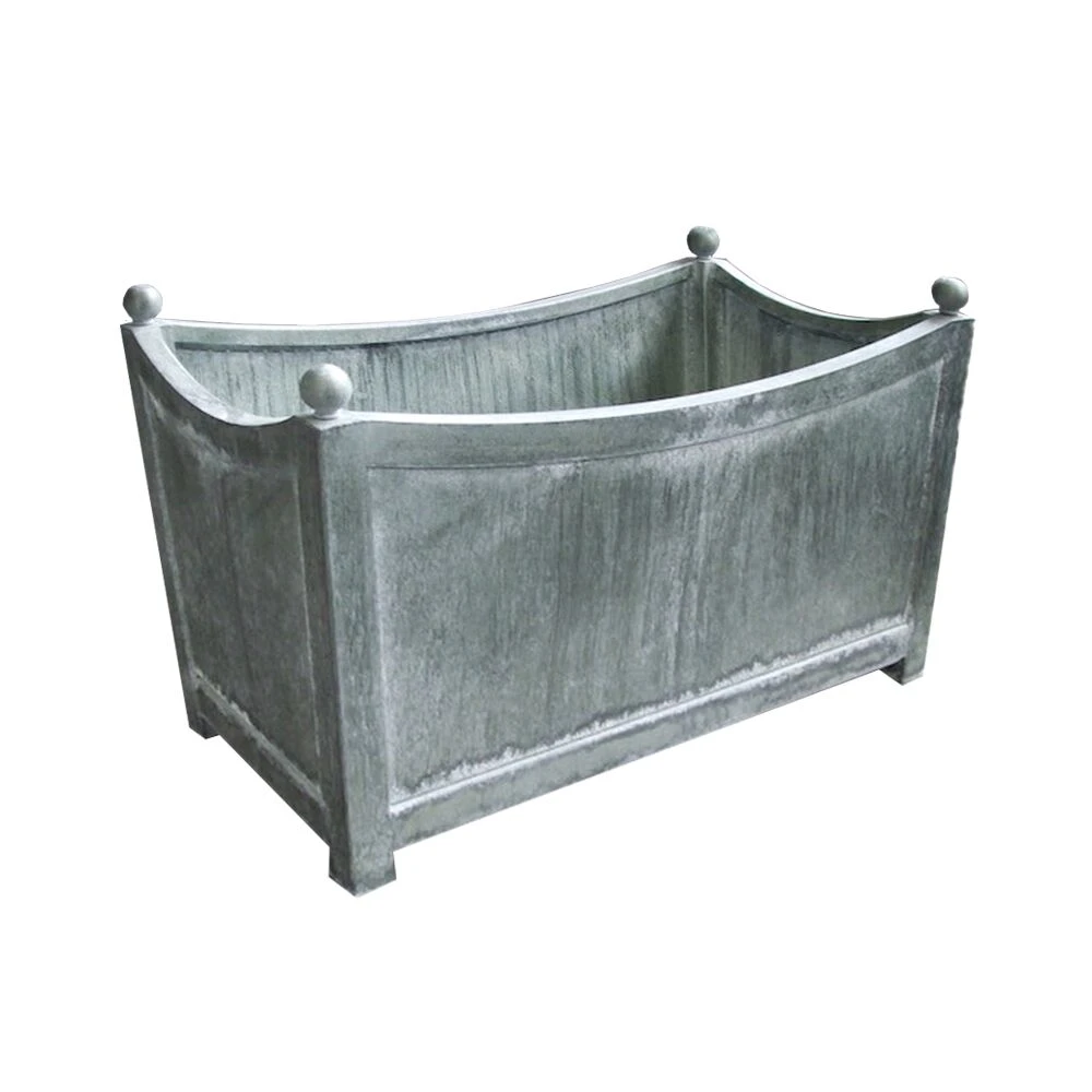 Langer Metall Pflanzkübel Rustikal Geschwungen - Urgrima Vio 3 Langer Metall Pflanzkübel Rustikal Geschwungen - Urgrima Vio