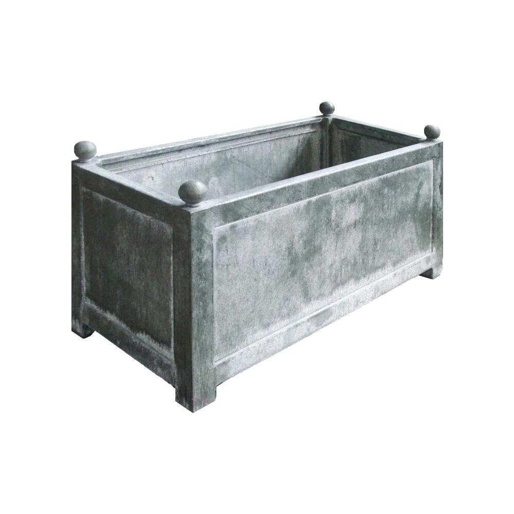 Langer Pflanzkübel Aus Metall In Rost Oder Grau - Rustikal - Seliruna 3 Langer Pflanzkübel Aus Metall In Rost Oder Grau - Rustikal - Seliruna