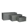 Moderne Pflanztröge Im 3er Set - Polystone Steingrau - Arzene -Pflanztöpfe Verkaufsgeschäft moderne pflanztroege im 3er set polystone steingrau arzene
