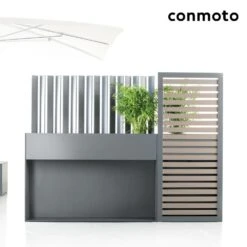 Moderner Sichtschutz Mit Pflanzgefäß Anthrazit - Ticino Sichtschutz -Pflanztöpfe Verkaufsgeschäft moderner sichtschutz mit pflanzgefaess anthrazit ticino sichtschutz6