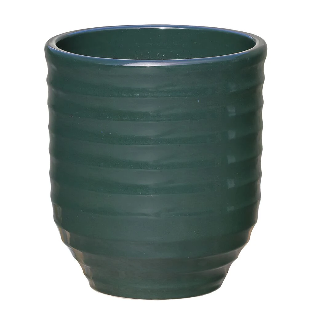 Modernes Pflanzgefäß Aus Steinzeug - Rund - Grün - Frostfest - Ventus Olivum 3 Modernes Pflanzgefäß Aus Steinzeug - Rund - Grün - Frostfest - Ventus Olivum