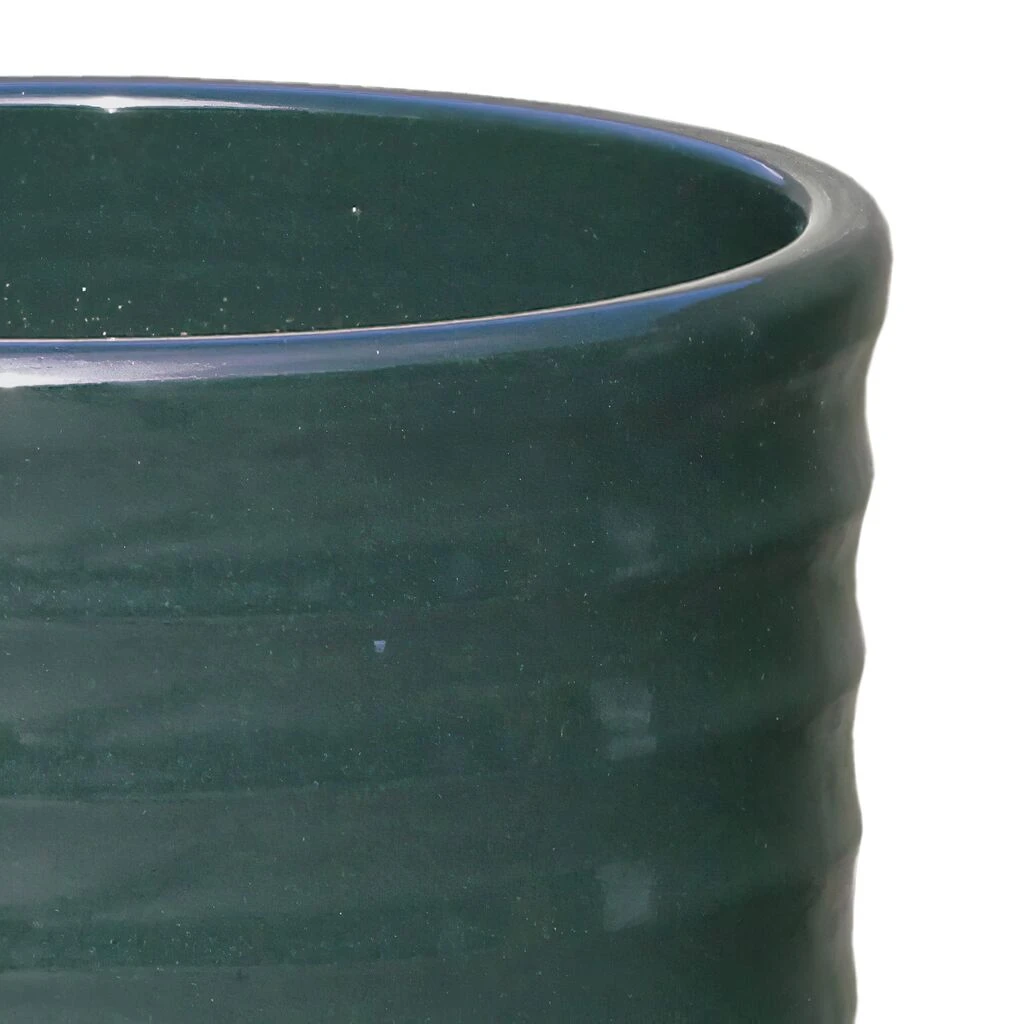 Modernes Pflanzgefäß Aus Steinzeug - Rund - Grün - Frostfest - Ventus Olivum 4 Modernes Pflanzgefäß Aus Steinzeug - Rund - Grün - Frostfest - Ventus Olivum – Bild 2