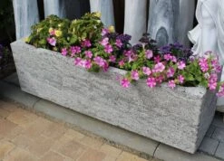 Naturstein Pflanztrog Handarbeit - Bukoba -Pflanztöpfe Verkaufsgeschäft naturstein pflanztrog handarbeit bukoba3