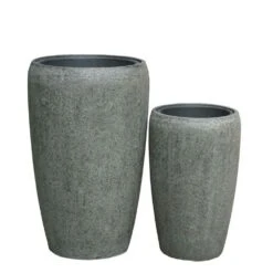 Outdoor Pflanzgefäß Im 2er Set - Polystone - Mit Einsatz - Follina