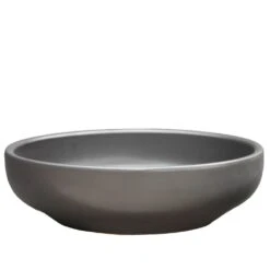 Outdoor Pflanzschale / Wasserschale Aus Steinzeug - Anthrazit - Altus Niger