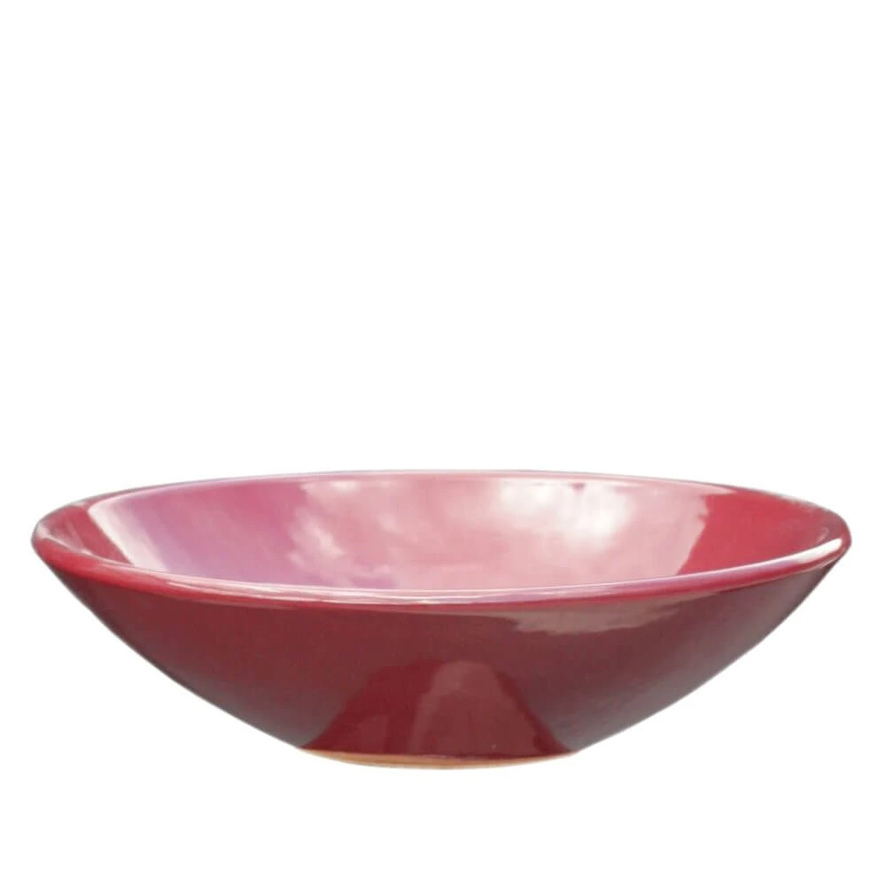 Pflanzschale / Brunnenschale Rund Aus Steinzeug - Frostfest - Rot - Insula Rubis 3 Pflanzschale / Brunnenschale Rund Aus Steinzeug - Frostfest - Rot - Insula Rubis