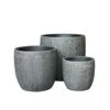 Pflanztöpfe Im 3er Set - Mit Einsatz - Polystone Steingrau - Clauiano -Pflanztöpfe Verkaufsgeschäft pflanztoepfe im 3er set mit einsatz polystone steingrau clauiano