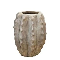 Pflanzvase Für Draußen - Terrakotta - Kaktus-Optik - Timia