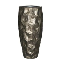 Pflanzvase Mit Einsatz - Indoor - Moderner Graphit Look - Asketano -Pflanztöpfe Verkaufsgeschäft pflanzvase mit einsatz indoor moderner graphit look asketano2