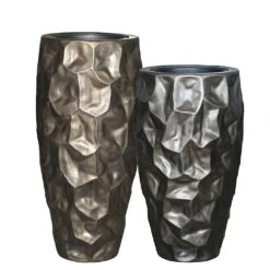 Pflanzvase Mit Einsatz - Indoor - Moderner Graphit Look - Asketano -Pflanztöpfe Verkaufsgeschäft pflanzvase mit einsatz indoor moderner graphit look asketano3