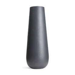 Runde Aluminium Outdoor Vase In Anthrazit Matt - Louis Anthrazit