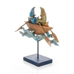 Sonne Und Mond Im Boot Als Limitierte Bronzeskulptur - The Sun And Moon Go Boating -Pflanztöpfe Verkaufsgeschäft sonne und mond im boot als limitierte bronzeskulptur the sun and moon go boating2