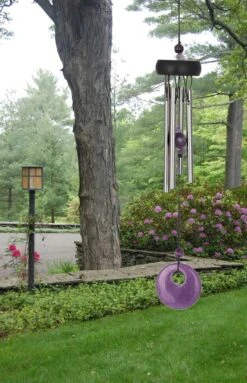 Woodstock Windspiel Klangspiel Precious Stones Chimes - Amethyst -Pflanztöpfe Verkaufsgeschäft woodstock windspiel klangspiel precious stones chimes amethyst2