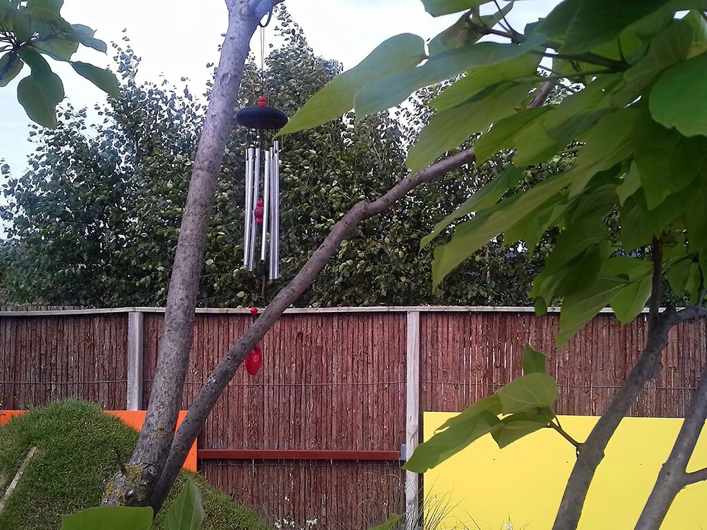 Woodstock Windspiel Woodstock Chakra Chime - Rote Koralle 5 Woodstock Windspiel Woodstock Chakra Chime - Rote Koralle – Bild 3