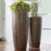 XXL Indoor Vase - Polystone - Braun - Mit Einsatz - Osayi -Pflanztöpfe Verkaufsgeschäft xxl indoor vase polystone braun mit einsatz osayi