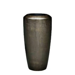 XXL Indoor Vase - Polystone - Braun - Mit Einsatz - Osayi -Pflanztöpfe Verkaufsgeschäft xxl indoor vase polystone braun mit einsatz osayi2