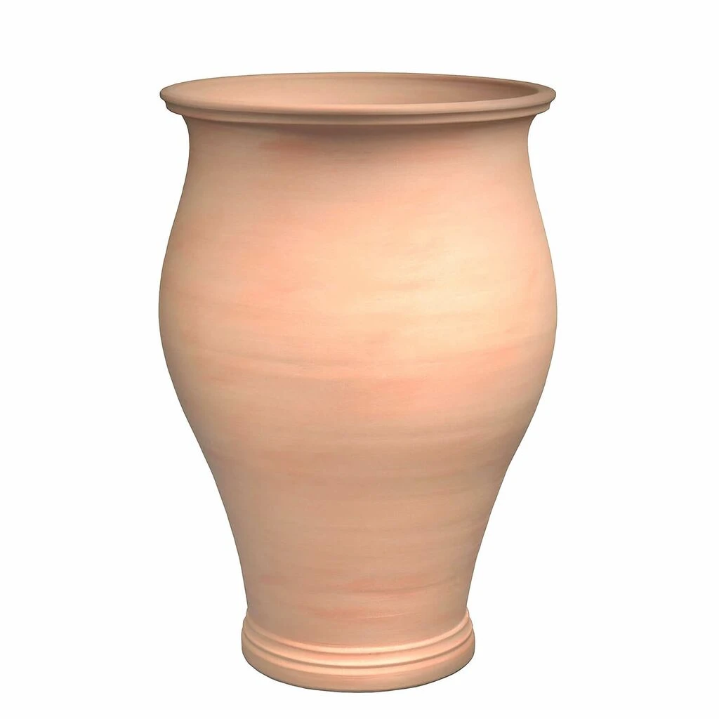XXL Pflanzgefäß Aus Steinzeug - Terrakotta - Elegante Form - Frostsicher - Rund - Fabulosa Terra Hell 3 XXL Pflanzgefäß Aus Steinzeug - Terrakotta - Elegante Form - Frostsicher - Rund - Fabulosa Terra Hell
