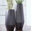 XXL Pflanzvase Mit Einsatz - Polystone - Schwarz - Modern - Ivie -Pflanztöpfe Verkaufsgeschäft xxl pflanzvase mit einsatz polystone schwarz modern ivie